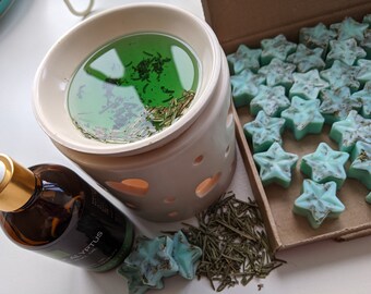 Soy Waxmelts with Essential oils 100% natural, vegan, sustainable, no chemical, long lasting burn time