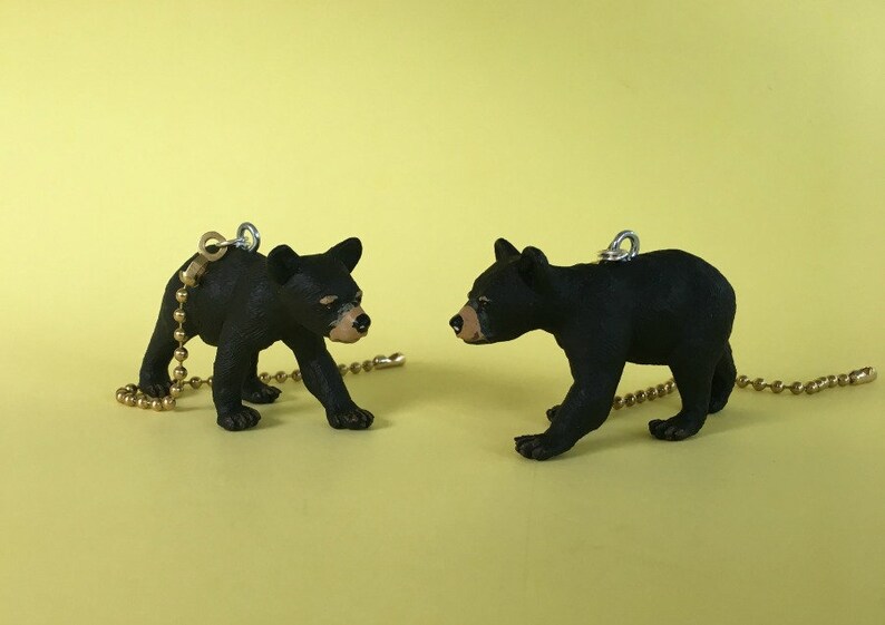 Bear Cub Ceiling Fan Light Pull Set Image 0