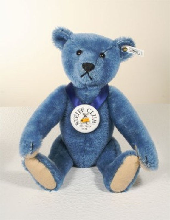 Steiff Club Edition 1994 Replica 1908 Teddy Bear blau Etsy
