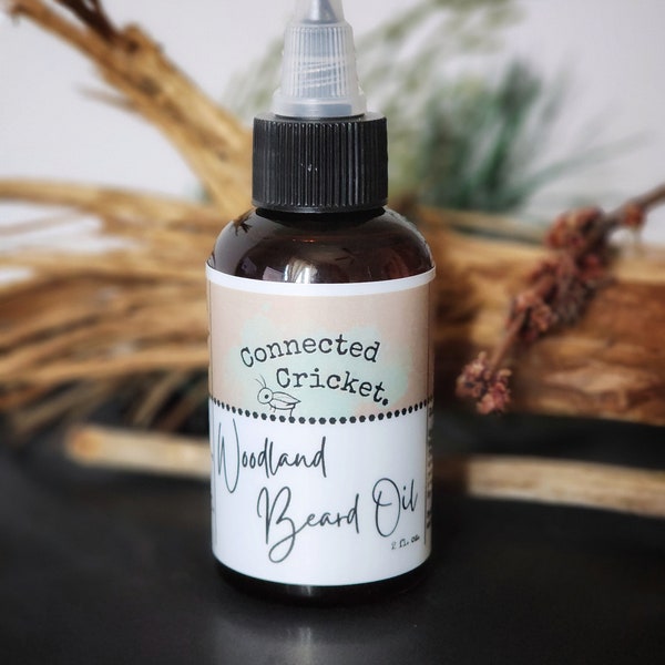 Beard Oil | Woodland Scent | Masculine Scent | Castor Oil | Men's Grooming | Aromatherapy | Mustache | Bath Product for Men