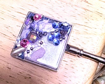 Handmade Purse Hook Hanger: Travel Dining Cafe Accessory, it’s one of a kind