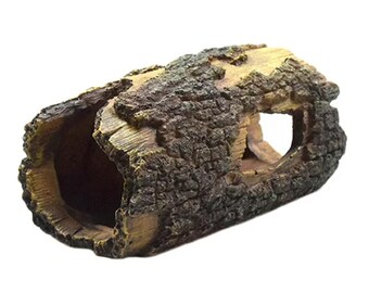 Aquarium Fish Trunk Tank Ornament Wood Tree Decor Betta Hideaway Hideout Decaying Caves Hollow Hideouts Resin Driftwood