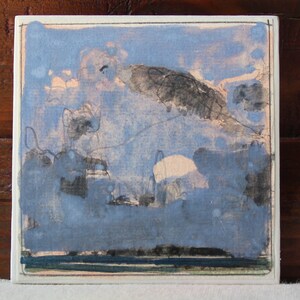 Buckhorn Way, Original Small Gouache Landscape Painting on Panel, Fridge Magnet, Stooshinoff image 2
