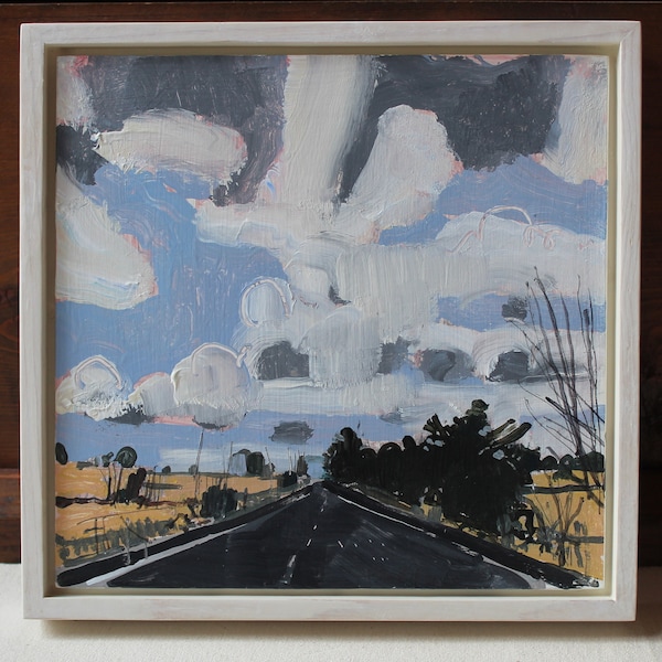 Garden Hill Valley, Original Canadian Landscape Painting on Panel, Stooshinoff