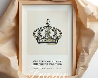 Vertical Frame Mockup Close Up Detail Mockup Art Poster Mockup Wood Frame Elegant Aesthetic Portret Mockup DIN A Photoshop Photopea Template