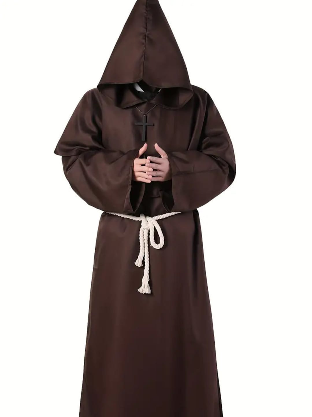 Men's Retro Medieval Monk Clothes, Halloween Cosplay Costume Ancient ...