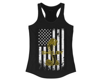 Women's Ideal Racerback Tank Shelby American V8 Tshirt Training Gym