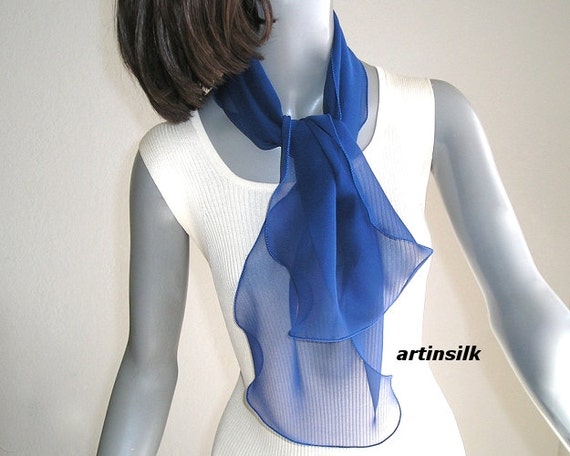 small black neck scarf