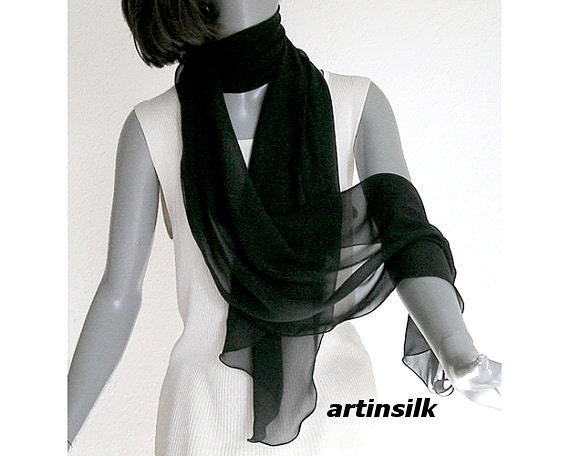 silk chiffon wrap