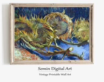 絵画(ヴィンセントバンゴッホ)ひまわり Sunflowers - Vincent Willem van Gogh, Dutch, 1853 - 1890 — Google