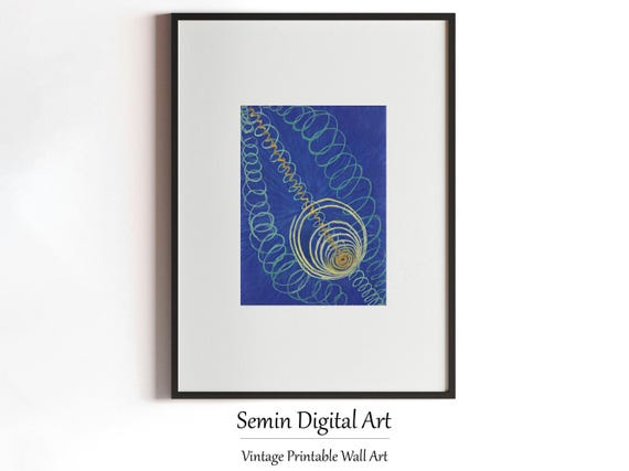 Hilma Af Klint Print: Primordial Chaos No. 16, Abstract Art