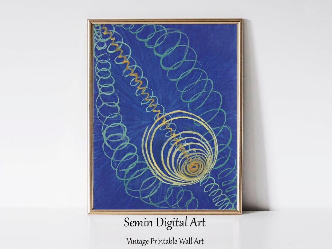 Hilma Af Klint Print: Primordial Chaos No. 16, Abstract Art