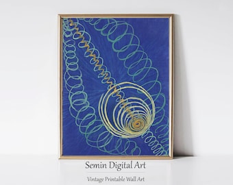 Hilma Af Klint Print: Primordial Chaos No. 16, Abstract Art