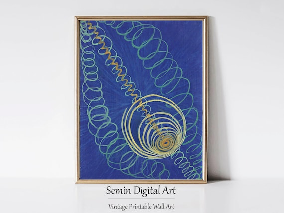 Hilma Af Klint Print: Primordial Chaos No. 16, Abstract Art