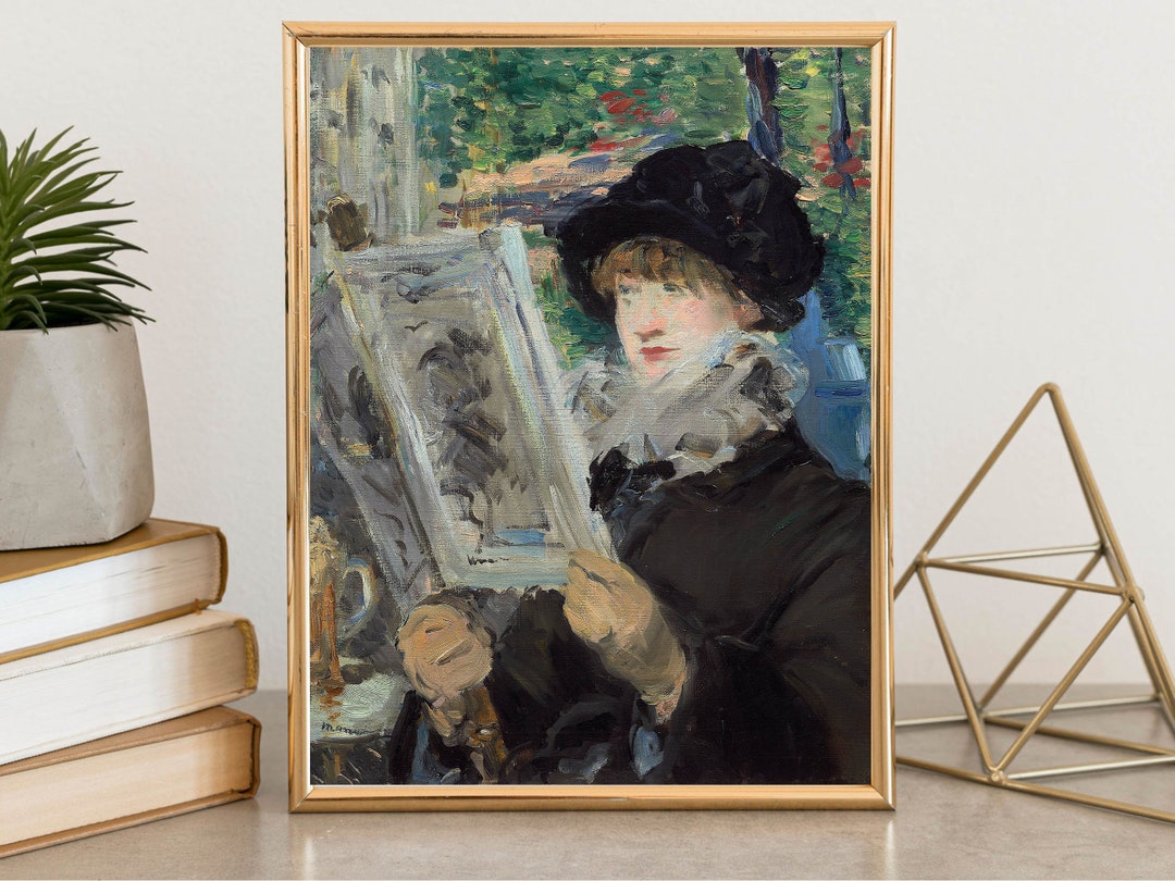 Woman Reading by Edouard Manet Printable Art Digital Art Wall Art ...