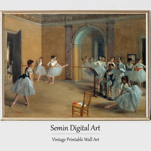 Degas Ballet Print: Impressionist Ballerina Painting (Digital Download)