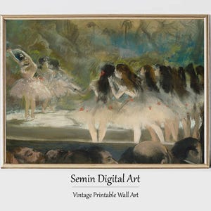 Edgar Degas Dancer Printable Wall Art, Ballet at the Paris Opera, Impressionist Ballerina Art, Dance Portrait, Museum Quality Dancer Print