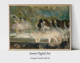 Ballet Art, The Star, Artwork, Edgar Degas, Print of a