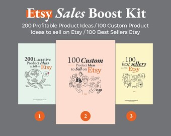 Etsy Sales Boost Kit: How to Sell on Etsy for Passive Income with Handmade and Digital Products - SEO - Sell on Etsy - Profitable Product