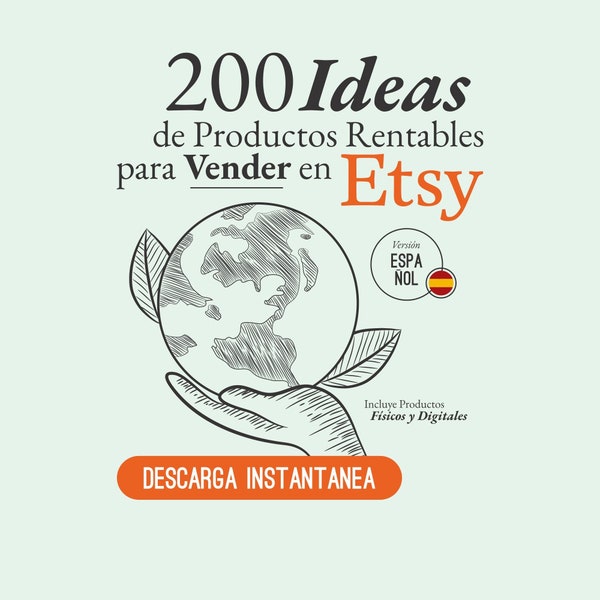 200 Ideas de productos Handmade y Digitales 2024 para vender en Etsy Guia Como vender en Etsy Alta demanda Ingresos Pasivos producto digital