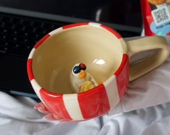 Cinema Goose Mug 500 ml | Popcorn Goose Coffee Cup