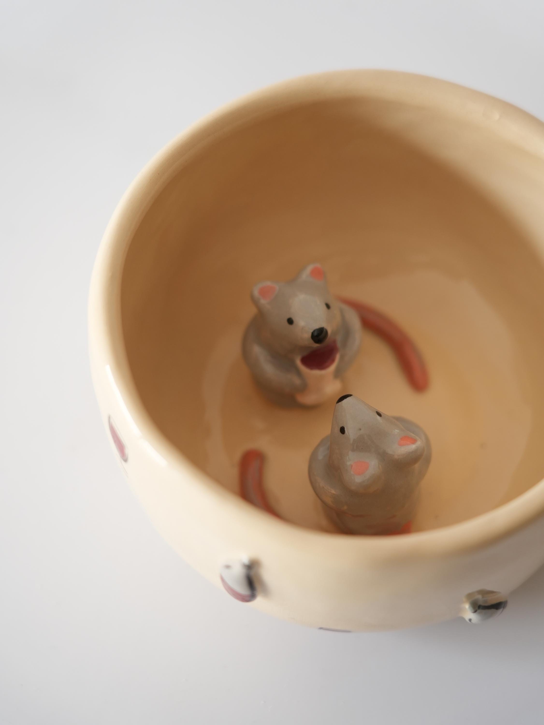 Ceramic mug rat - Etsy 日本