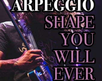 Every Arpeggio Shape You Will Ever Need (Using the CAGED System) LEFT HANDED