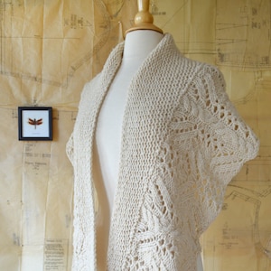 Modello di maglia per scialle Ischnura PDF