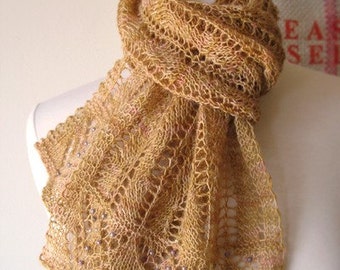 Restless Lace Scarf Knitting Pattern