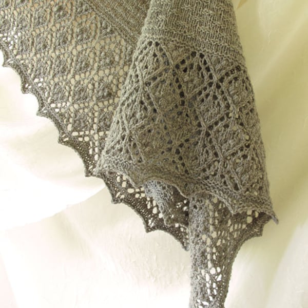 Peppernut Lace Shawl Knitting Pattern PDF