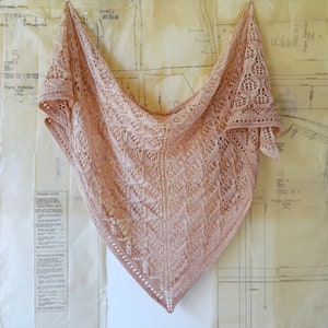 Wonderberry Lace Shawl Knitting Pattern PDF