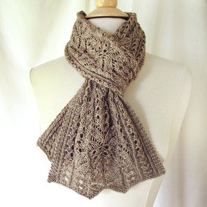 Skipperling Lace Scarf Knitting Pattern PDF image 1