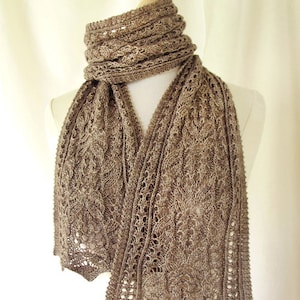 Skipperling Lace Scarf Knitting Pattern PDF image 2