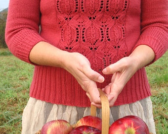 Pomegranate Pullover Knitting Pattern