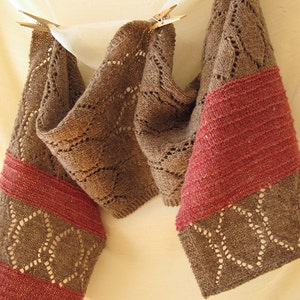 Stria Lace Scarf or Shawl Knitting Pattern image 4