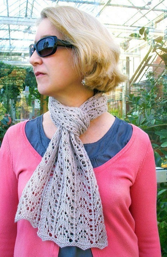 Anita Caroline Lace Scarf Knitting Pattern - Etsy