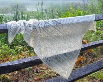 Mayblossom Shawl Knitting Pattern PDF