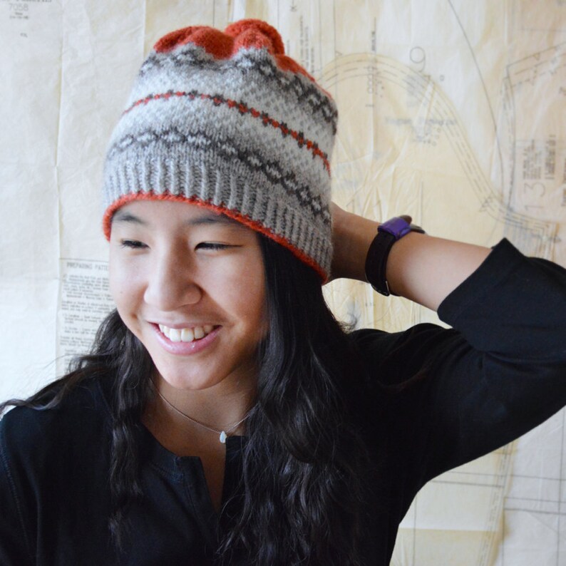 Downy Hat Knitting Pattern PDF