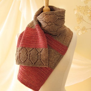 Stria Lace Scarf or Shawl Knitting Pattern image 2