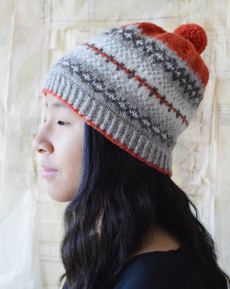 Downy Hat Knitting Pattern PDF