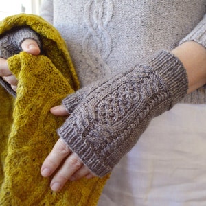 Bay Road Mitts Knitting Pattern PDF