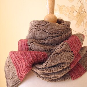 Stria Lace Scarf or Shawl Knitting Pattern image 3