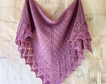 Catharus Shawl Knitting Pattern PDF