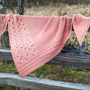 Falling Water Shawl Knitting Pattern PDF image 2