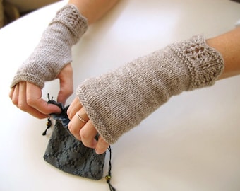 Shallows Fingerless Mitts Knitting Pattern