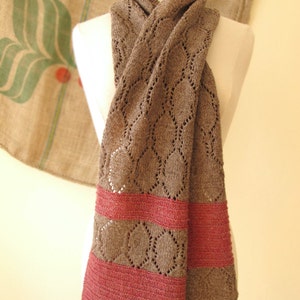 Stria Lace Scarf or Shawl Knitting Pattern image 5