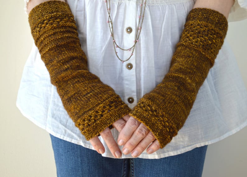 On the Other Hand Mitts Knitting Pattern PDF image 1