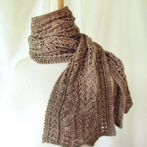 Skipperling Lace Scarf Knitting Pattern PDF image 4