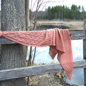 Falling Water Shawl Knitting Pattern PDF image 4