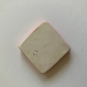 Ceramic pendant, orange image 3